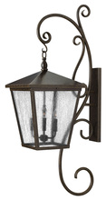 Hinkley Canada 1439RB-LL - Double XL Wall Mount Lantern with Scroll