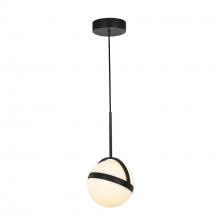 Alora Lighting PD301001MB-UNV - Globo 7-in Matte Black LED Pendant