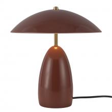 Alora Lighting TL437012BGD - Poppy 12-in Burgundy LED Table Lamp