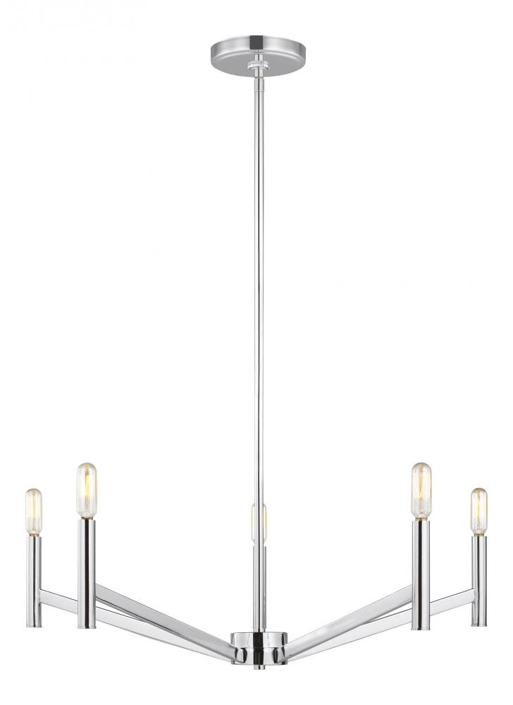 Vector Five Light Chandelier