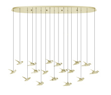 Eglo Canada 206641A - 17L 3CCT LED Pendant Light / Luminaire suspendu DEL 3CCT 17L